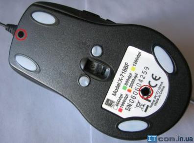 Как разобрать мышь A4Tech X7