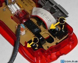 Как разобрать мышь Microsoft IntelliMouse Explorer