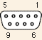 RS-232 - последовательный порт на компьютере DB9