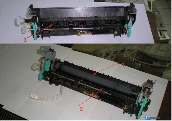 Узел фиксации изображения или печка Узел фиксации изображения или печка