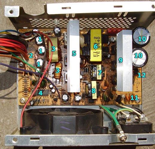 Блок питания АТХ мощностью 200 Вт
