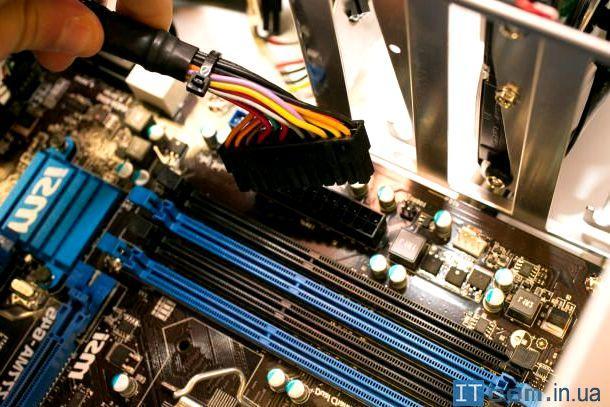 подключения кабеля питания