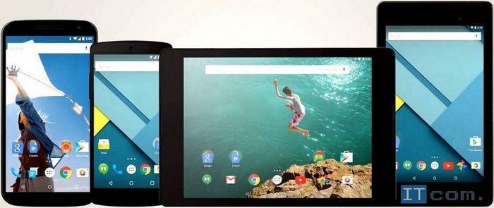 Android 5 на Nexus