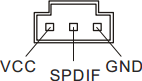 разъема SPDIF 3-контакта