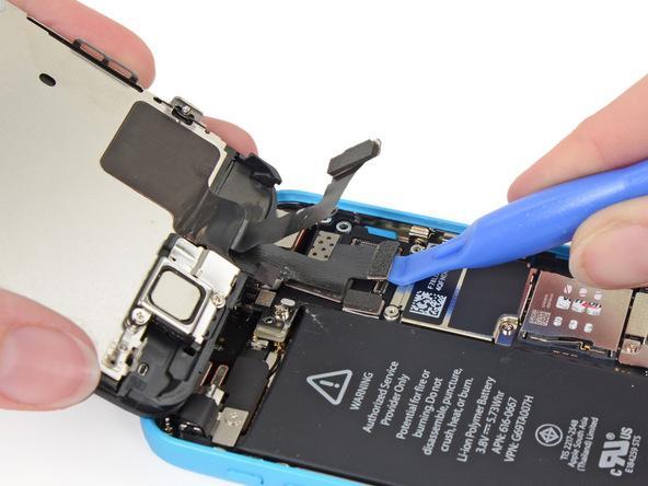 отсоединить кабель экрана