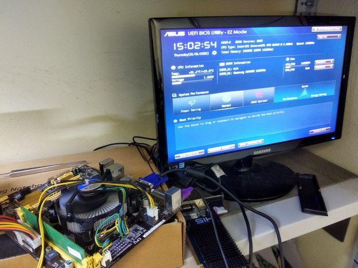 ремонт материнской платы asus h81m k