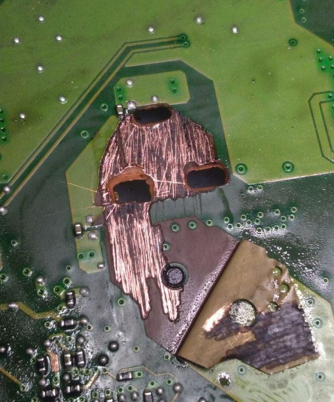 Asus K501UX залитый молоком