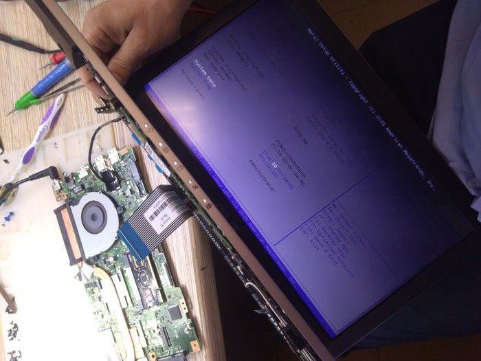 Asus K501UX залитый молоком