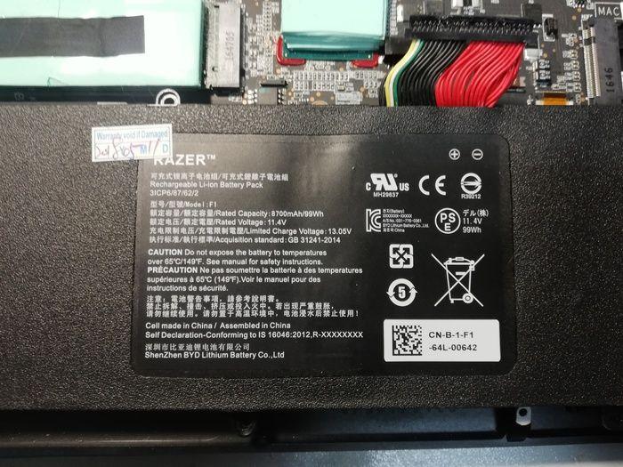 Батарея Razer Blade Pro 2017 - 8700 mAh