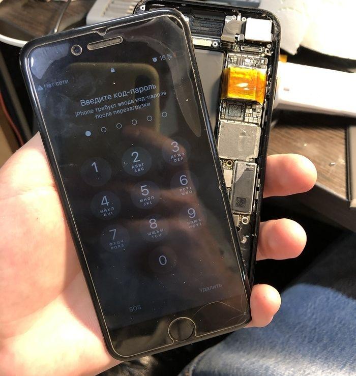 iPhone 7 нет сети
