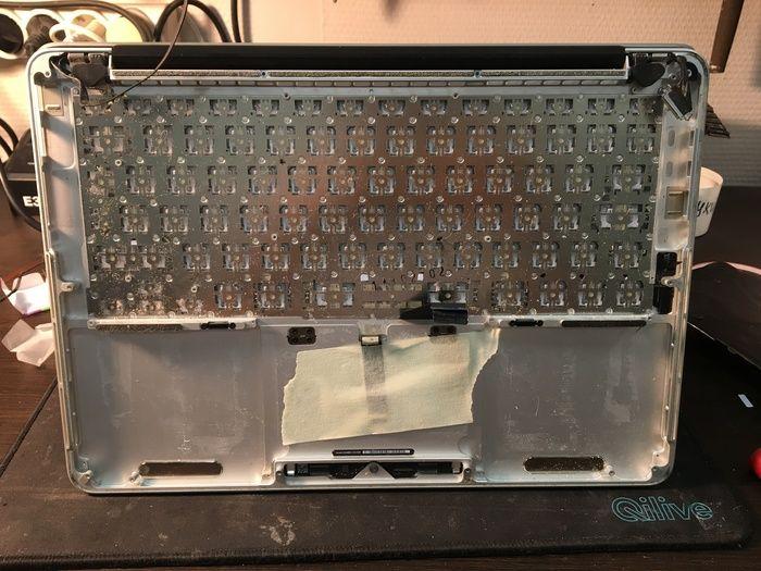 Легкий ремонт MacBook Pro 13 mid2014 после легкого залития