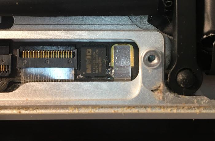 Легкий ремонт MacBook Pro 13 mid2014 после легкого залития