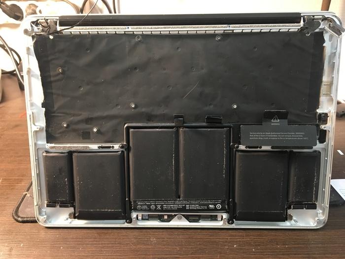 Легкий ремонт MacBook Pro 13 mid2014 после легкого залития