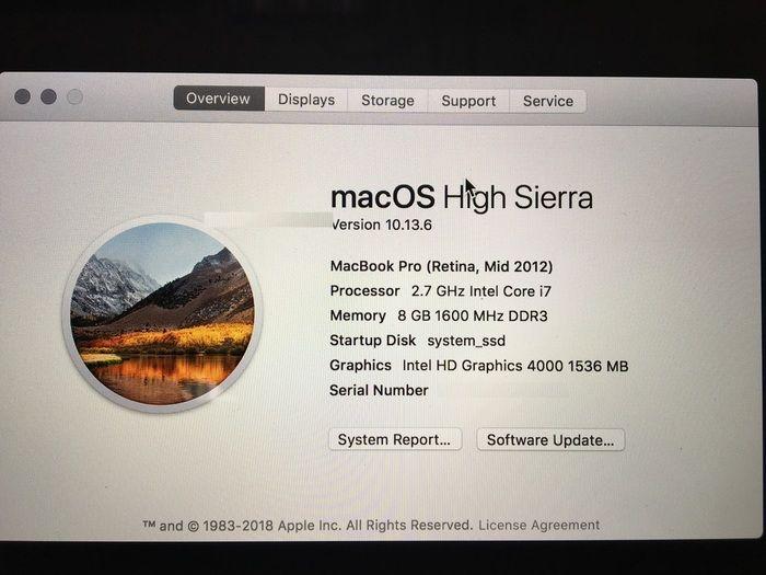 Ремонт MacBook Pro Retina 15 2012
