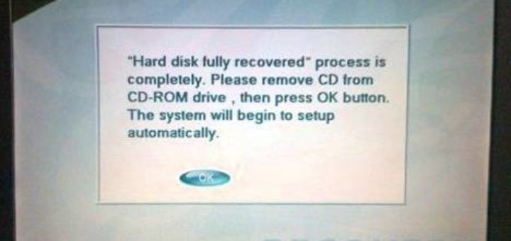 Использование диска восстановления для ремонта компьютера