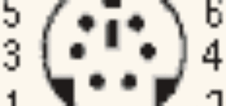 Интерфейс клавиатуры PS/2 (miniDIN)