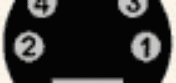 Схема цоколевки S-Video на разъеме miniDIN-4