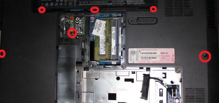 чистка ноутбука Ноутбук HP Pavilion g