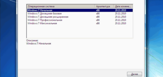 выбор редакции windows 7