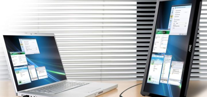 USB монитор от компании AOC USB монитор AOC (e1649fwu)
