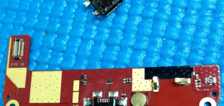 замена разъёма micro usb