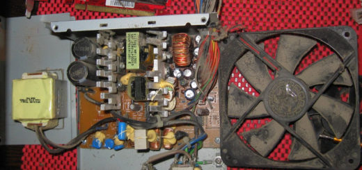 вздувание конденсатора в блоке питания