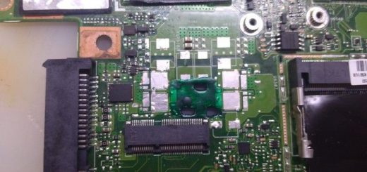 Ноутбук Asus K501UX залитый молоком