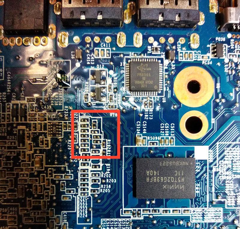 передвинуть R207 на R206