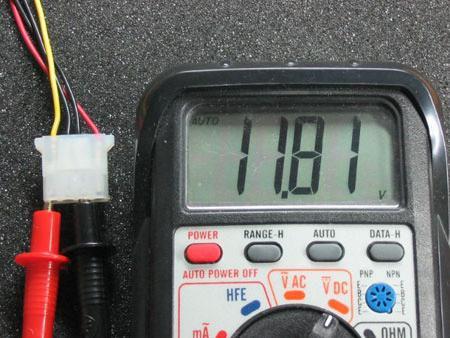 измерение напряжения блока питания