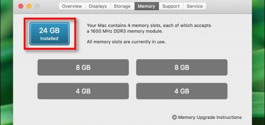 количество RAM в Mac