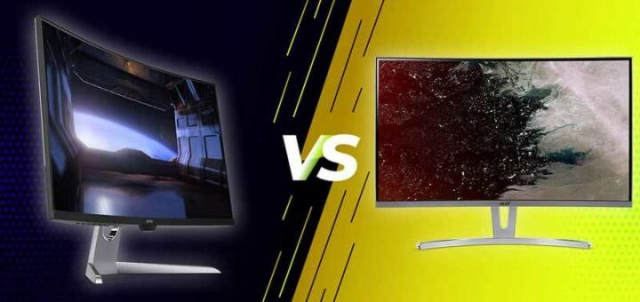 плоский или изогнутый монитор