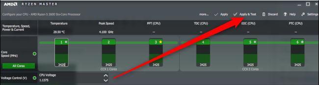 ryzen master apply test