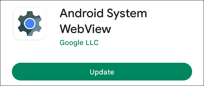 обновление Android WebView